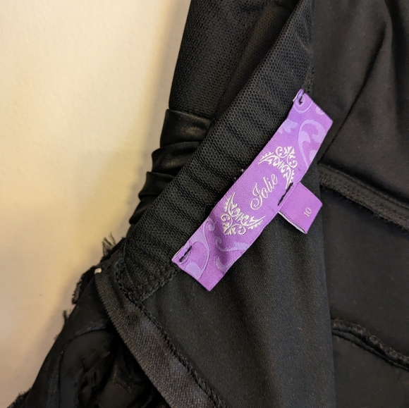 Unique rosette mesh dress.  Sz 10 - Picture 6 of 7